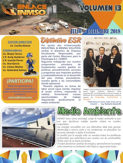 Enlace INMSO  
Volume 13 | Jul - Dec 2018